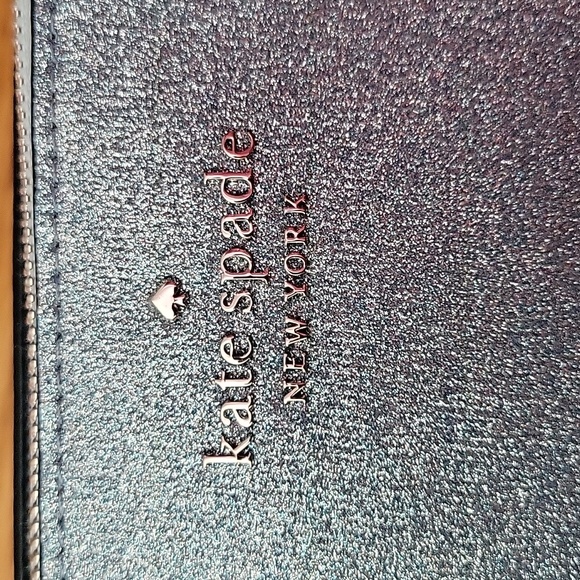 Kate Spade Tinsel Glitter Small Cosmetic Case Bag - Picture 9 of 9